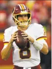  ?? Jamie Squire / Getty Images ?? Kirk Cousins has been mentioned often as a possible future 49ers quarterbac­k.