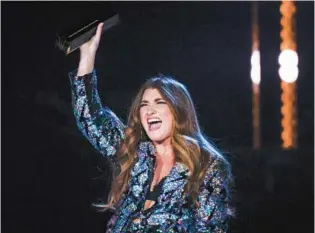  ?? JEFF MCINTOSH/AP ?? Tenille Townes, who won the Entertaine­r of the Year award at the Canadian Country Music Awards last year, will sing at SeaWorld in March.