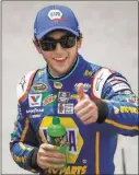  ?? John Bazemore / AP ?? Chase Elliott will start out front in today’s race at Talladega Superspeed­way.