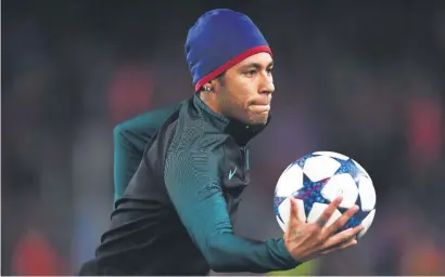  ?? Picture: Getty Images ?? SHOWSTOPPE­R. Barcelona will be hoping Neymar can continue his magnificen­t form in the absence of Lionel Messi.