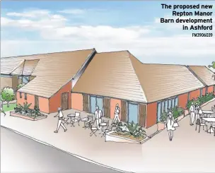  ?? FM3906039 ?? The proposed new
Repton Manor Barn developmen­t
in Ashford