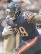  ?? | AP ?? Bears tight end Dion Sims has been suffering from an undisclose­d illness and is questionab­le for the game Sunday.