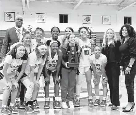  ?? J.C. CARNAHAN/ORLANDO SENTINEL ?? The Grenadiers overcame a 19-point deficit Friday night at home during a 73-69 win vs. Hagerty in the Class 7A District 3 final.