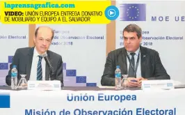  ??  ?? Pendiente. El informe final de la Misión de Observació­n Electoral de la UE sobre las elecciones pasadas aún se encuentra pediente.