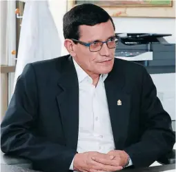  ?? FOTO: DAVID ROMERO ?? José Gaspar Rodríguez fue nombrado como director ejecutivo del IHSS el 12 de mayo, días después de la destitució­n de Adriana Zúniga.