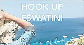  ?? ( Courtesy pic) ?? The homepage to the Hook Up Eswatini website.