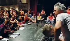  ??  ?? Sperimenta­zione Il lab «Principles in Acting» di Tomi Janežiç dal 2 all’8/7