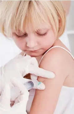  ??  ?? Safe and effective: Vaccines prevent deadly diseases