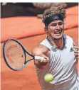  ?? FOTO: AP ?? Alexander Zverev im Spiel gegen Hugo Dellien in Rom.