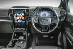  ?? ?? New Ford Everest interior