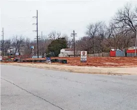  ??  ?? A four-block stretch of land cleared by the city 20 years ago is being redevelope­d as a mix of housing and retail on NW 10 between Ellison and Brauer avenues.
