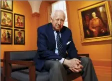  ?? JACQUELYN MARTIN — THE ASSOCIATED PRESS FILE ?? In this file photo, historian and author David McCullough poses at the National Portrait Gallery, in Washington. McCullough’s latest book, “The American Spirit,” is a collection of talks he has given over the past 30 years. Known for such best-sellers...