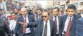  ?? HT PHOTO ?? National Security Adviser toured riot-hit north-eastern neighbourh­oods of Delhi on Wednesday.