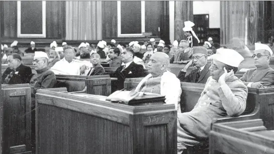  ?? HT ARCHIVE ?? A view of the Constituen­t Assembly on ■
December 10, 1946.