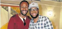  ?? Picture: LONDEKA DLAMINI ?? BOYS NIGHT OUT: Xabiso Zweni, left, and Edgar Muzah listened to the legendary sounds of Ladysmith Black Mambazo at the Opera House last weekend