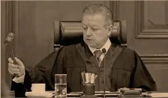  ?? Foto ee: daniel sánchez ?? El ministro de la Corte, Arturo Zaldívar, aseveró que la relación que tiene el actual mandatario mexicano, Andrés Manuel López Obrador, con el Poder Judicial es respetuosa.