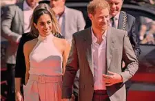  ?? ?? Coppia Harry e Meghan, le nozze nel 2018, nel 2020 lo strappo dalla Corona