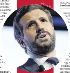  ??  ?? El presidente del PP y líder de la oposición en el Congreso, Pablo Casado.