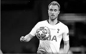  ??  ?? Christian Eriksen wil zijn contract bij Tottenham niet verlengen en de club is genoodzaak­t de middenveld­er te verkopen. (Foto: Goal)