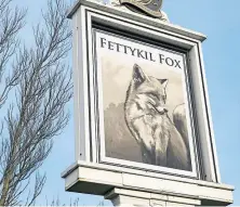  ??  ?? Fettykil Fox in Leslie is owned by Mitchells & Butlers.