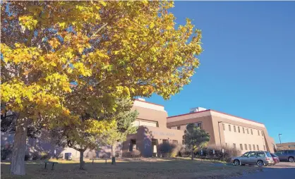  ?? EDDIE MOORE/JOURNAL ?? Garson Studios and The Screen movie theater are among the “purpose-built” buildings on the city-owned campus of the Santa Fe University of Art and Design. The school will close next year and the City Council is searching for new uses for the campus.