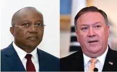  ?? SANTOS PEDRO | EDIÇÕES NOVEMBRO ?? Manuel Augusto e Mike Pompeo têm encontro amanhã