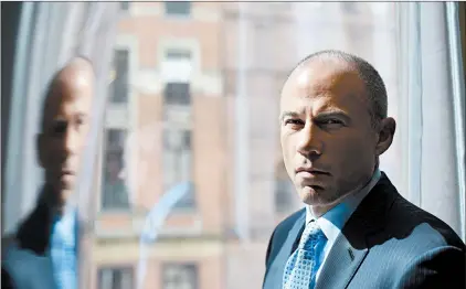  ?? JENNIFER S. ALTMAN/THE WASHINGTON POST ?? Michael Avenatti, attorney for Stormy Daniels, is a political novice but says he can beat Donald Trump in 2020.