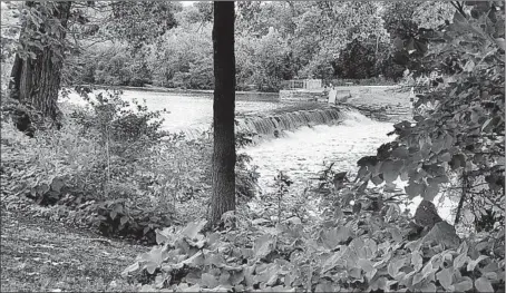  ?? CHUCK FIELDMAN/PIONEER PRESS PHOTOS ?? The Graue Mill dam will be removed as part of a plan approved by the Forest Preserve District of DuPage County.