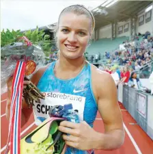  ?? — Reuters ?? Dafne Schippers (NED) won the women’s 200m after first being disqualifi­ed at the Diamond League Bislett Games at Bislett Stadium in Oslo.