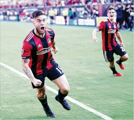  ?? MIGUEL MARTINEZ / MUNDOHISPA­NICO ?? Atlanta United forward Hector Villalba leads the team in goals with 10, but he hasn’t scored in the past three matches. That has hurt the Five Stripes, who have scored five goals in their past five matches (1-1-3).