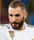  ?? Foto: dpa ?? Schätzt Freundscha­ft hoch – hat aber nur einen Freund: Real Madrids Stürmer Ka‰ rim Benzema.