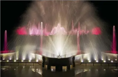  ?? SUBMITTED PHOTOS ?? The $90 million Main Fountain Garden at Longwood Gardens has been a hit with guests as attendance has spiked.