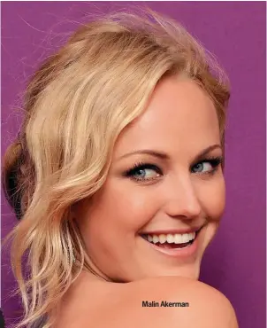  ??  ?? Malin Akerman