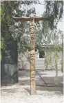  ?? W.E. STOREY COLLECTION ?? One of the Kandahar Air Field Canadian memorial totem poles.