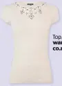  ??  ?? Top,Top £38, warehouse.war co.ukco.u