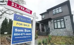  ?? JASON PAYNE / POSTMEDIA NEWS ?? The B.C. government’s plan to help first time homebuyers will in fact inflate prices, Neil Mohindra writes.