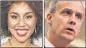  ??  ?? Villa Lewandowsk­i
Joy Villa alleges former Trump campaign manager Corey Lewandowsk­i hit her twice on her buttocks during a Washington event in November.