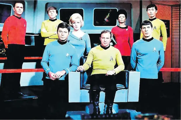  ??  ?? The original Star Trek cast only produced three seasons of TV, but went on to make six movies and live on in public consciousn­ess for decades.