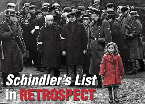  ??  ?? Three-year-old Oliwia Dabrowska plays the iconic “girl in the red coat” in Steven Spielberg’s Oscar-winning Schindler’s List. Dabrowska promised Spielberg she’d wait until she was 18 to see the film but she broke that promise and saw it when she was 11. While she’s now proud of her role in the film she says seeing it at such a young age scarred her for years.