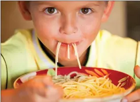  ??  ?? TOO SWEET: Children’s meals often contain shocking amounts of sugar