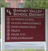  ?? PETE BANNAN - MEDIANEWS GROUP ?? The Garnet Valley Middle School.