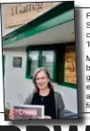  ??  ?? Roedd hi’n bleser gweld Liz Saville-Roberts yn ddiweddar a chael y cyfle i ddweud ‘llongyfarc­hiadau’, o’r diwedd.
Mae gan Liz a finnau rywbeth yn gyffredin - ein hoffter o gymeriad o Wrecsam sy’n galw ei hun yn ‘The Bootlegger’. Mwy amdano fan hyn mewn ychydig fisoedd.