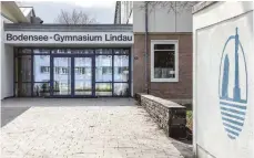  ?? FOTO: CHRISTIAN FLEMMING ?? Der Landkreis sieht in seinem Haushaltse­ntwurf 2,2 Millionen Euro für Lüftungsan­lagen in seinen drei Gymnasien vor, so auch im Lindauer Bodensee-Gymnasium.