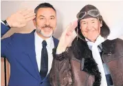  ??  ?? David Walliams with ‘Grandpa’ Nigel Planer