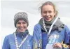  ??  ?? Success Forth Valley orienteers Kirsty Bryan-Jones (left) and Anastasia Trubkina