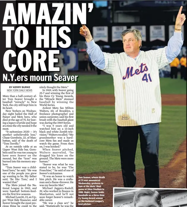Mets and the baseball world mourn the death of Tom Seaver
