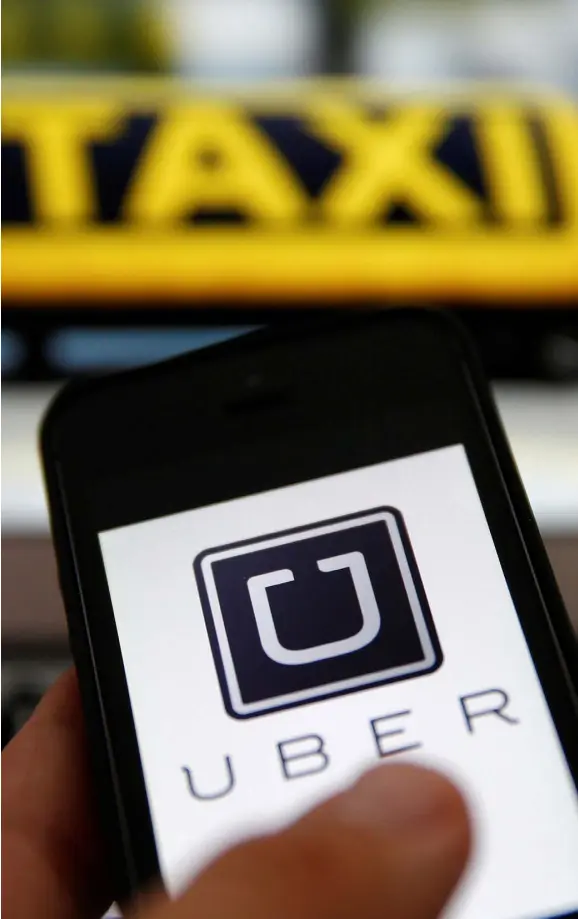  ??  ?? MOBILE MARKET: Any legislativ­e moves to accommodat­e Uber in Ireland would be fiercely opposed by taxi drivers as well as the rival app Hailo