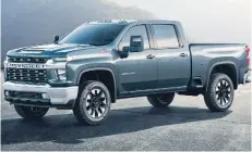  ??  ?? The 2020 Chevrolet Silverado HD is the third all-new Silverado in 18 months.