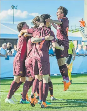  ?? FOTO: GETTY IMAGES ?? El Juvenil A ya ha ganado la Liga y la Youth League esta temporada