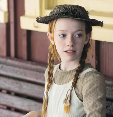  ?? NORTHWOOD ENTERTAINM­ENT/CBC/THE CANADIAN PRESS ?? Amybeth McNulty landed the lead in Anne. The title character was “an accidental feminist before the term was even coined,” says screenwrit­er Moira Walley-Beckett.